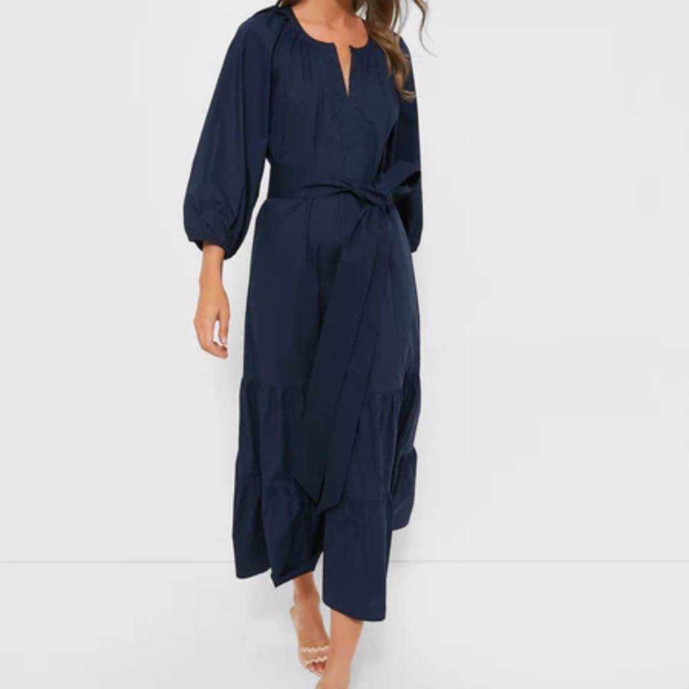 Tuckernuck NWT Navy Lyles Maxi Dress